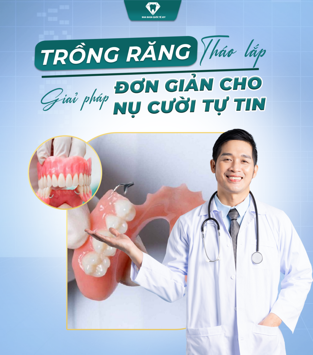 Trồng răng giả tháo lắp